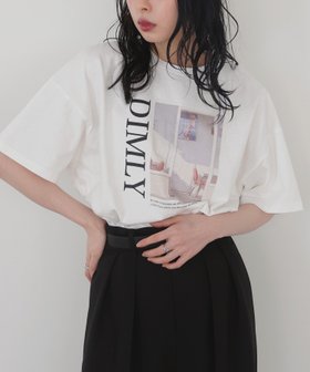 【リアン/Lian】のフォトプリント半袖Tシャツ 人気、トレンドファッション・服の通販 founy(ファニー) ファッション Fashion レディースファッション WOMEN トップス・カットソー Tops/Tshirt シャツ/ブラウス Shirts/Blouses ロング / Tシャツ T-Shirts プリント Print 半袖 Short Sleeve 夏 Summer |ID:prp329100004534752