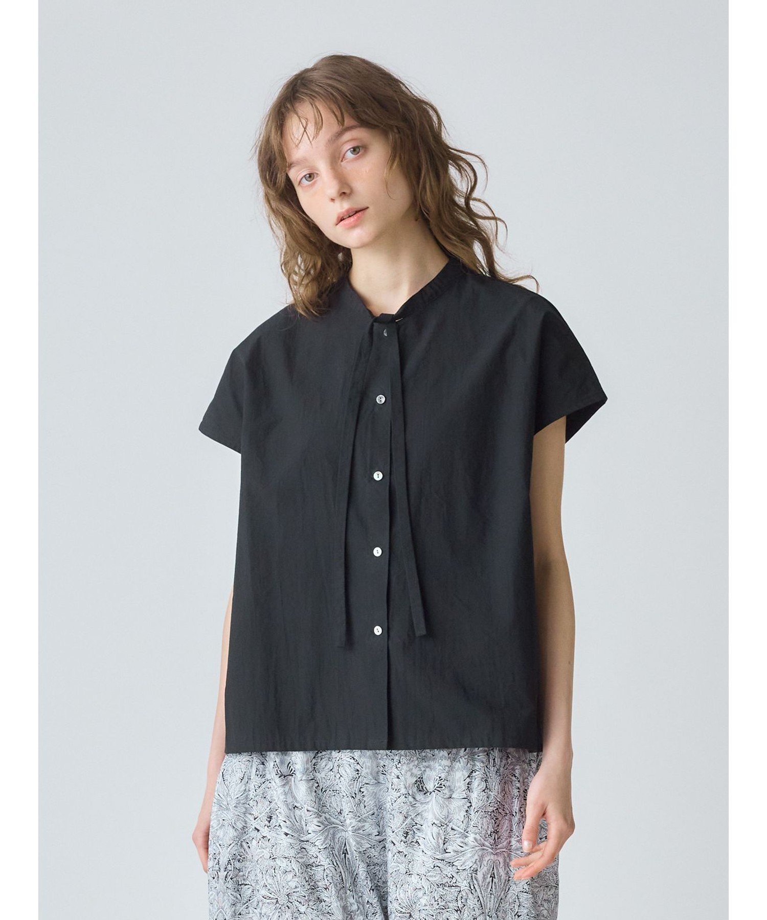 【マーコート/MARcourt】のMidiUmi タイショートシャツ 人気、トレンドファッション・服の通販 founy(ファニー) 　ファッション　Fashion　レディースファッション　WOMEN　トップス・カットソー　Tops/Tshirt　シャツ/ブラウス　Shirts/Blouses　エレガント 上品　Elegant　シンプル　Simple　スリーブ　Sleeve　タイプライター　Typewriter　フレンチ　French　ポケット　Pocket　リボン　Ribbon　夏　Summer　無地　Plain Color　 other-1|ID: prp329100004534755 ipo3291000000032047706