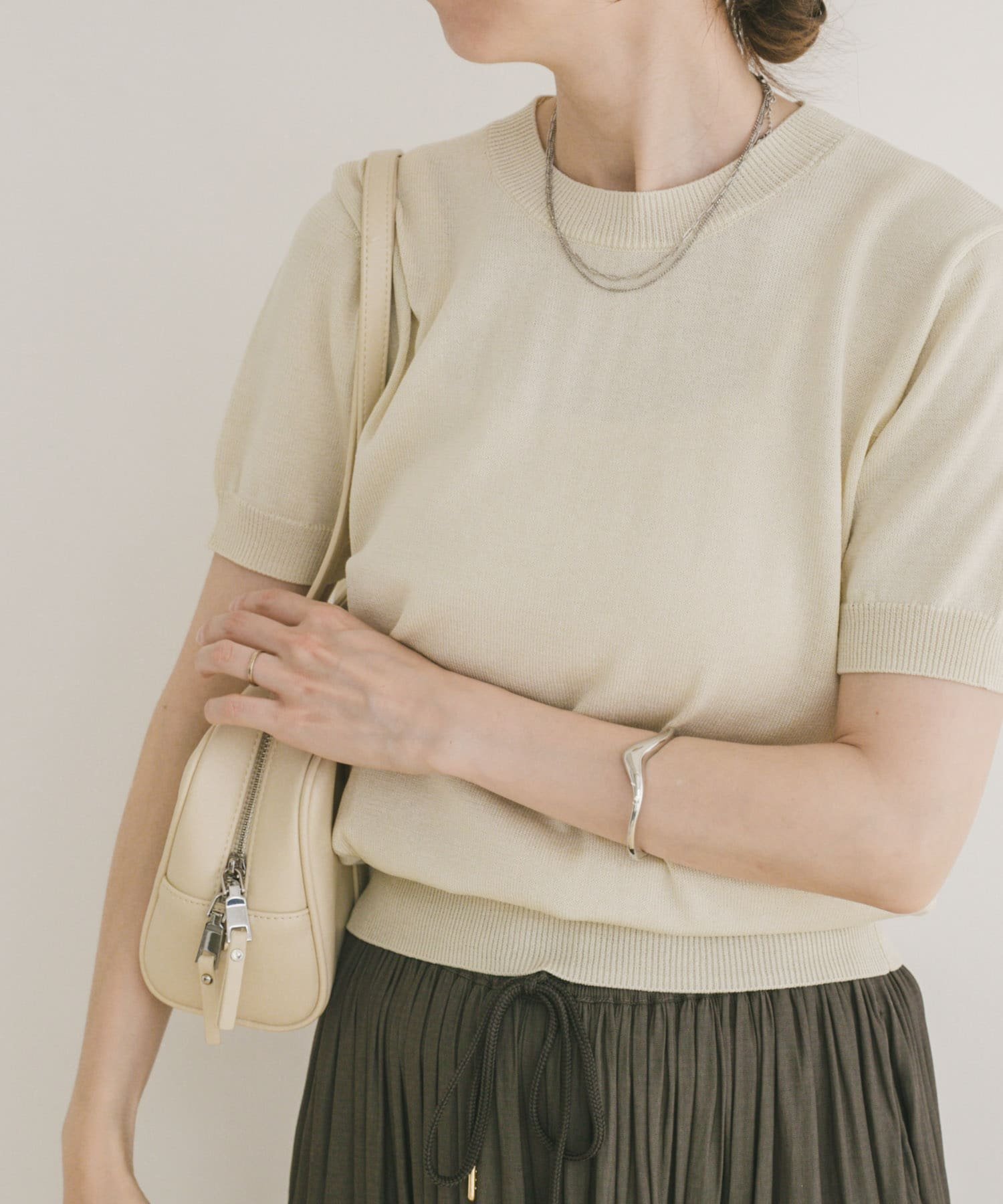 【アイテムズアーバンリサーチ/ITEMS URBAN RESEARCH】のコンパクト半袖ニット インテリア・キッズ・メンズ・レディースファッション・服の通販 founy(ファニー) 　ファッション　Fashion　レディースファッション　Fashion for Women　トップス・カットソー　Cut & Sew Tops　ニット　Knit Tops & Sweaters　2025年　2025　2025春夏・S/S　Spring/Summer 2025 SS25　コンパクト　Compact, Small Size　シンプル　Simple, Minimal　フィット　Fit, Slim Fit　フレア　Flare, Flared　ワイド　Wide, Wide Fit　半袖　Short Sleeve, Half Sleeve　夏　Summer　S/S・春夏　SS, Spring/Summer, Warm Season　OFF|ID: prp329100004534758 ipo3291000000033561523