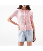 【トミーヒルフィガー/TOMMY HILFIGER】のサマーケーブルカーディガン ピンクTH3|ID: prp329100004534769 ipo3291000000032047763