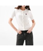 【トミーヒルフィガー/TOMMY HILFIGER】のサマーケーブルカーディガン ホワイトYBL|ID: prp329100004534769 ipo3291000000032047764