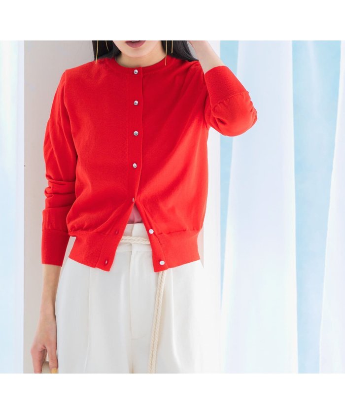 【アーバンリサーチ ロッソ/URBAN RESEARCH ROSSO】のウォッシャブルショートカーディガン インテリア・キッズ・メンズ・レディースファッション・服の通販 founy(ファニー) https://founy.com/ ファッション Fashion レディースファッション WOMEN トップス・カットソー Tops/Tshirt カーディガン Cardigans 2025年 2025 2025春夏・S/S Ss,Spring/Summer,2025 カーディガン Cardigan シアー Sheer メタル Metal 夏 Summer S/S・春夏 Ss・Spring/Summer |ID: prp329100004534773 ipo3291000000032047777