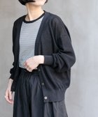 【アーバンリサーチ ドアーズ/URBAN RESEARCH DOORS】のFORK SPOON ペーパーニットカーディガン BLACK|ID: prp329100004534775 ipo3291000000032047787