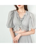 【スナイデル/SNIDEL】のジャガードパフスリクロップドブラウス 人気、トレンドファッション・服の通販 founy(ファニー) ファッション Fashion レディースファッション WOMEN トップス・カットソー Tops/Tshirt シャツ/ブラウス Shirts/Blouses ウェーブ Wave クロップド Cropped スリーブ Sleeve セットアップ Set Up チュール Tulle ツイスト Twist デコルテ Decolletage デニム Denim トレンド Trend 人気 Popularity フリル Frills フロント Front ボトム Bottom ロマンティック Romantic おすすめ Recommend エレガント 上品 Elegant thumbnail GRY[006]|ID: prp329100004534788 ipo3291000000032047843