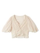 【スナイデル/SNIDEL】のジャガードパフスリクロップドブラウス 人気、トレンドファッション・服の通販 founy(ファニー) ファッション Fashion レディースファッション WOMEN トップス・カットソー Tops/Tshirt シャツ/ブラウス Shirts/Blouses ウェーブ Wave クロップド Cropped スリーブ Sleeve セットアップ Set Up チュール Tulle ツイスト Twist デコルテ Decolletage デニム Denim トレンド Trend 人気 Popularity フリル Frills フロント Front ボトム Bottom ロマンティック Romantic おすすめ Recommend エレガント 上品 Elegant thumbnail LPNK[061]|ID: prp329100004534788 ipo3291000000032047844
