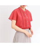 【リフレクト/Reflect】の【選べる7色◎/手洗い可】フロントピンタックデザインブラウス 人気、トレンドファッション・服の通販 founy(ファニー) ファッション Fashion レディースファッション WOMEN トップス・カットソー Tops/Tshirt シャツ/ブラウス Shirts/Blouses インナー Inner スリーブ Sleeve フレンチ French 夏 Summer thumbnail レッド|ID: prp329100004534789 ipo3291000000032047850