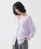 【ビーミングライフストアバイビームス/B:MING LIFE STORE by BEAMS】の【+15%ポイントバック】シアー ビッグ カーディガン 25SS 日差し除け エアコン除け ロングシーズン 体型カバー ゆったり 母の日 LAVENDER|ID: prp329100004534796 ipo3291000000032047881