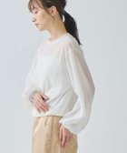【その他のブランド/Other】の「WHYTO. / ホワイト」 SHEER VOLUME SLEEVES BLOUSE ECRU|ID: prp329100004534799 ipo3291000000033554971