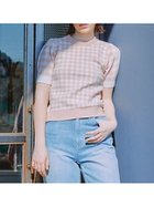 【ファーファー/FURFUR】の【WEB・一部店舗限定カラー】ギンガムチェックニットトップス 人気、トレンドファッション・服の通販 founy(ファニー) ファッション Fashion レディースファッション WOMEN トップス・カットソー Tops/Tshirt ニット Knit Tops トレンド Trend バランス Balance 今季 This Season thumbnail PNK[066]|ID: prp329100004534807 ipo3291000000032047926