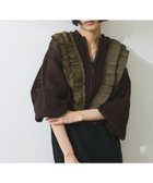 【アダム エ ロペ/ADAM ET ROPE'】の【WEB限定】ラッフルメッシュ編みカーディガン ダークブラウン(20)|ID: prp329100004534809 ipo3291000000032047934