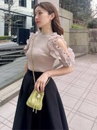 【スナイデル/SNIDEL】のプリーツフリルニットプルオーバー 人気、トレンドファッション・服の通販 founy(ファニー) ファッション Fashion レディースファッション WOMEN トップス・カットソー Tops/Tshirt ニット Knit Tops プルオーバー Pullover ウェーブ Wave 春 Spring ストレート Straight ドッキング Docking 定番 Standard 人気 Popularity フィット Fit フリル Frills プリーツ Pleats S/S・春夏 Ss・Spring/Summer おすすめ Recommend 夏 Summer エレガント 上品 Elegant thumbnail BEG[037]|ID: prp329100004534812 ipo3291000000032047947