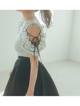 【スナイデル/SNIDEL】 プリーツフリルニットプルオーバー人気、トレンドファッション・服の通販 founy(ファニー) ファッション Fashion レディースファッション WOMEN トップス・カットソー Tops/Tshirt ニット Knit Tops プルオーバー Pullover ウェーブ Wave 春 Spring ストレート Straight ドッキング Docking 定番 Standard 人気 Popularity フィット Fit フリル Frills プリーツ Pleats S/S・春夏 Ss・Spring/Summer おすすめ Recommend 夏 Summer エレガント 上品 Elegant |ID:prp329100004534812