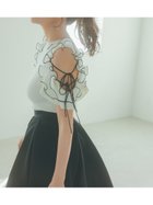 【スナイデル/SNIDEL】のプリーツフリルニットプルオーバー IVR[003]|ID:prp329100004534812