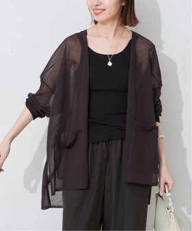 【スローブ イエナ/SLOBE IENA】 シアーカーディガン人気、トレンドファッション・服の通販 founy(ファニー) ファッション Fashion レディースファッション WOMEN トップス・カットソー Tops/Tshirt カーディガン Cardigans 2025年 2025 2025春夏・S/S Ss,Spring/Summer,2025 おすすめ Recommend カーディガン Cardigan シンプル Simple デニム Denim リネン Linen リラックス Relax 夏 Summer 羽織 Haori |ID:prp329100004534813