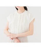 【アンタイトル/UNTITLED】の【接触冷感/吸水速乾/UVケア】フィブリルフリルブラウス 人気、トレンドファッション・服の通販 founy(ファニー) ファッション Fashion レディースファッション WOMEN トップス・カットソー Tops/Tshirt シャツ/ブラウス Shirts/Blouses インナー Inner カーディガン Cardigan サテン Satin ジャケット Jacket フリル Frills フロント Front メタル Metal エレガント 上品 Elegant 人気 Popularity 吸水 Water Absorption thumbnail オフホワイト|ID: prp329100004534819 ipo3291000000032276060