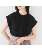 【アンタイトル/UNTITLED】の【接触冷感/吸水速乾/UVケア】フィブリルフリルブラウス 人気、トレンドファッション・服の通販 founy(ファニー) ファッション Fashion レディースファッション WOMEN トップス・カットソー Tops/Tshirt シャツ/ブラウス Shirts/Blouses インナー Inner カーディガン Cardigan サテン Satin ジャケット Jacket フリル Frills フロント Front メタル Metal エレガント 上品 Elegant 人気 Popularity 吸水 Water Absorption thumbnail ブラック|ID: prp329100004534819 ipo3291000000032276065