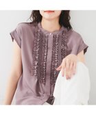【アンタイトル/UNTITLED】の【接触冷感/吸水速乾/UVケア】フィブリルフリルブラウス 人気、トレンドファッション・服の通販 founy(ファニー) ファッション Fashion レディースファッション WOMEN トップス・カットソー Tops/Tshirt シャツ/ブラウス Shirts/Blouses インナー Inner カーディガン Cardigan サテン Satin ジャケット Jacket フリル Frills フロント Front メタル Metal エレガント 上品 Elegant 人気 Popularity 吸水 Water Absorption thumbnail トープ|ID: prp329100004534819 ipo3291000000032276067