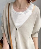 【スピック&スパン/Spick & Span】の《追加》甘撚テレコアメスリタンク 人気、トレンドファッション・服の通販 founy(ファニー) ファッション Fashion レディースファッション WOMEN 人気 Popularity 再入荷 Restock/Back In Stock/Re Arrival thumbnail ホワイト|ID: prp329100004534823 ipo3291000000032047995
