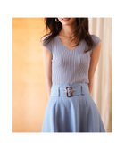 【セゾンドパピヨン/SAISON DE PAPILLON】のフレンチスリーブリブ切替サマーニットトップス 人気、トレンドファッション・服の通販 founy(ファニー) ファッション Fashion レディースファッション WOMEN トップス・カットソー Tops/Tshirt ニット Knit Tops インナー Inner ウェーブ Wave コンパクト Compact 切替 Switching シンプル Simple ジャケット Jacket スリーブ Sleeve フィット Fit フレンチ French リブニット Rib Knit おすすめ Recommend エレガント 上品 Elegant thumbnail パープル系その他|ID: prp329100004534824 ipo3291000000032048007