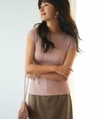【セゾンドパピヨン/SAISON DE PAPILLON】のフレンチスリーブリブ切替サマーニットトップス 人気、トレンドファッション・服の通販 founy(ファニー) ファッション Fashion レディースファッション WOMEN トップス・カットソー Tops/Tshirt ニット Knit Tops インナー Inner ウェーブ Wave コンパクト Compact 切替 Switching シンプル Simple ジャケット Jacket スリーブ Sleeve フィット Fit フレンチ French リブニット Rib Knit おすすめ Recommend エレガント 上品 Elegant thumbnail ベビーピンク|ID: prp329100004534824 ipo3291000000032048008