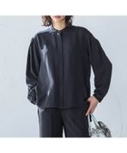【ロートレ アモン/LAUTRE AMONT】の【WEB限定】【11号あり】サテンフィールリラックスブラウス≪セットアップ対応≫≪接触冷感/洗える≫ 人気、トレンドファッション・服の通販 founy(ファニー) ファッション Fashion レディースファッション WOMEN トップス・カットソー Tops/Tshirt シャツ/ブラウス Shirts/Blouses サテン Satin ストレッチ Stretch セットアップ Set Up ボトム Bottom リラックス Relax エレガント 上品 Elegant 洗える Washable thumbnail ブラック|ID: prp329100004534828 ipo3291000000032048024