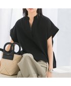 【アーバンリサーチ ロッソ/URBAN RESEARCH ROSSO】の『WEB/一部店舗限定』『撥水』バンドカラープルオーバー black|ID: prp329100004534831 ipo3291000000032048036