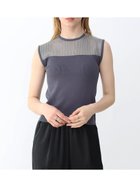【ラシュッド/LASUD】のデコルテシアーフレンチスリーブニット 人気、トレンドファッション・服の通販 founy(ファニー) ファッション Fashion レディースファッション WOMEN トップス・カットソー Tops/Tshirt ニット Knit Tops コンパクト Compact ストライプ Stripe トレンド Trend バランス Balance ビスチェ Bustier フィット Fit エレガント 上品 Elegant thumbnail チャコールグレー|ID: prp329100004534833 ipo3291000000032048045