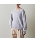 【ビューティ&ユース ユナイテッドアローズ/BEAUTY&YOUTH / UNITED ARROWS】のSteven Alan Vネックニット LILAC|ID: prp329100004534840 ipo3291000000032048076