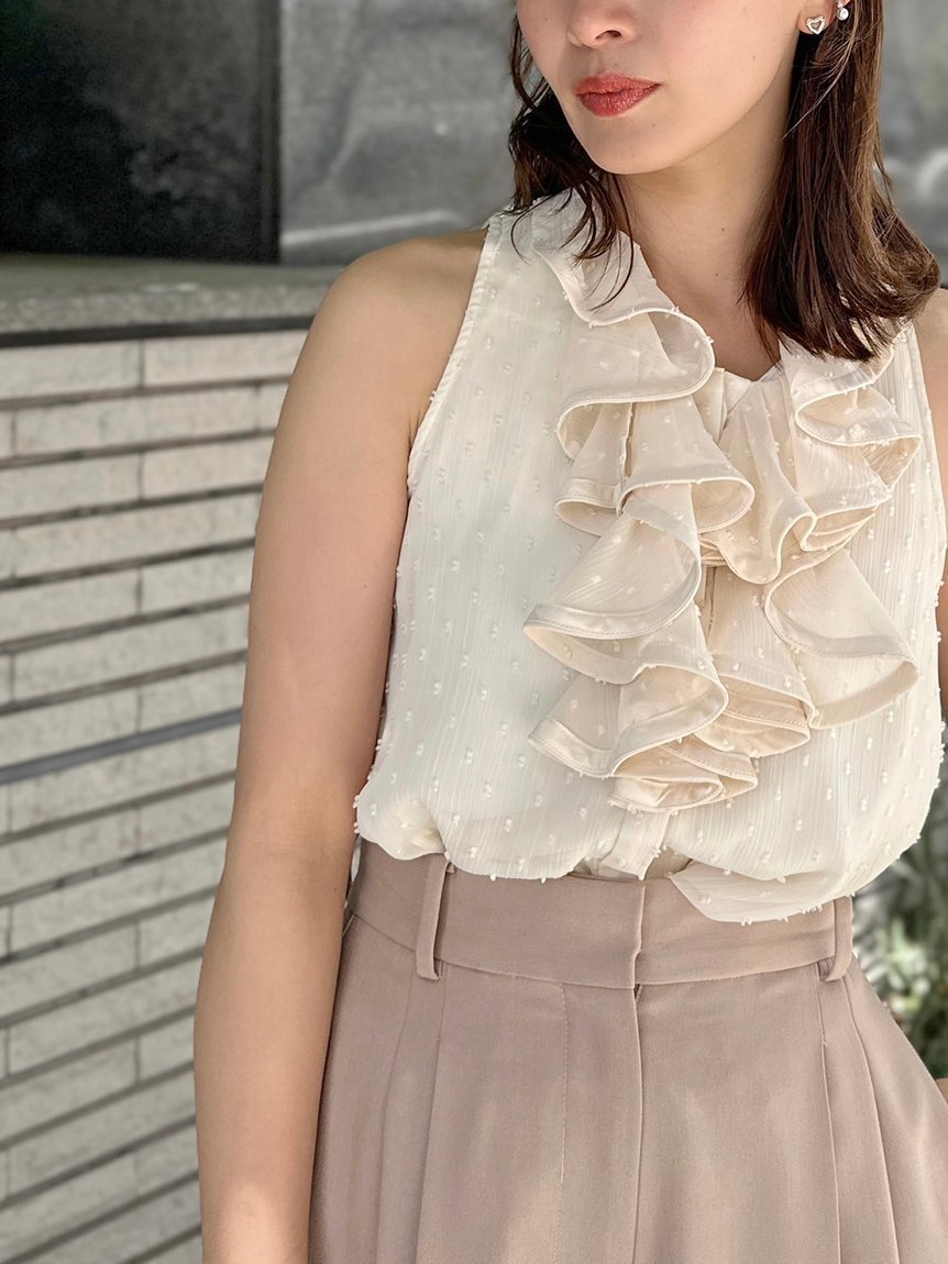 【スナイデル/SNIDEL】のクラシックブラウス インテリア・キッズ・メンズ・レディースファッション・服の通販 founy(ファニー) 　ファッション　Fashion　レディースファッション　Fashion for Women　トップス・カットソー　Cut & Sew Tops　シャツ・ブラウス・オフィスカジュアル　Elegant Blouses & Button-Ups　おすすめ　Recommended / Our Picks　ウェーブ　Wavy Pattern　クラシカル　Classical, Vintage-Inspired　クラシック　Classic, Timeless Style　シフォン　Chiffon, Lightweight Fabric　チェック　Check, Plaid, Tartan　フリル　Frill, Ruffle　人気　Popular, Best Seller　LBEG[035]|ID: prp329100004534850 ipo3291000000033274127