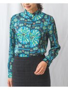 【ナラ カミーチェ/NARACAMICIE】の天体柄ハイカラー長袖ブラウス 人気、トレンドファッション・服の通販 founy(ファニー) ファッション Fashion レディースファッション WOMEN トップス・カットソー Tops/Tshirt シャツ/ブラウス Shirts/Blouses ストレッチ Stretch セットアップ Set Up 長袖 Long Sleeve プリント Print マニッシュ Mannish thumbnail ブルー|ID: prp329100004534854 ipo3291000000032048132