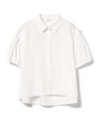 【ビームス ハート/BEAMS HEART】の【洗濯機洗い可】肩タック ビッグ シャツ 25SS 半袖 人気、トレンドファッション・服の通販 founy(ファニー) ファッション Fashion レディースファッション WOMEN トップス・カットソー Tops/Tshirt シャツ/ブラウス Shirts/Blouses シンプル Simple スラックス Slacks タンク Tank デニム Denim バランス Balance ビッグ Big フェミニン Feminine ブロード Broad 半袖 Short Sleeve リラックス Relax ロング Long エレガント 上品 Elegant 2025年 2025 2025春夏・S/S Ss,Spring/Summer,2025 thumbnail OFF WHITE|ID: prp329100004534868 ipo3291000000032048192