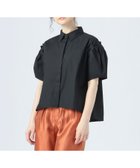 【ビームス ハート/BEAMS HEART】の【洗濯機洗い可】肩タック ビッグ シャツ 25SS 半袖 人気、トレンドファッション・服の通販 founy(ファニー) ファッション Fashion レディースファッション WOMEN トップス・カットソー Tops/Tshirt シャツ/ブラウス Shirts/Blouses シンプル Simple スラックス Slacks タンク Tank デニム Denim バランス Balance ビッグ Big フェミニン Feminine ブロード Broad 半袖 Short Sleeve リラックス Relax ロング Long エレガント 上品 Elegant 2025年 2025 2025春夏・S/S Ss,Spring/Summer,2025 thumbnail BLACK|ID: prp329100004534868 ipo3291000000032048193