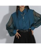 【ハレ/HARE】のシアーキリカエプリーツシャツ 人気、トレンドファッション・服の通販 founy(ファニー) ファッション Fashion レディースファッション WOMEN トップス・カットソー Tops/Tshirt シャツ/ブラウス Shirts/Blouses シアー Sheer ダウン Down デニム Denim プリーツ Pleats エレガント 上品 Elegant ビジネス 仕事 通勤 Business thumbnail ブルー85|ID: prp329100004534875 ipo3291000000032048229