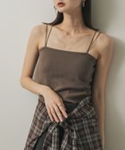 【センスオブプレイス/SENSE OF PLACE by URBAN RESEARCH】の『一部WEB限定カラー』ダブルストラップカップツキキャミソール MOCHA|ID: prp329100004534881 ipo3291000000033555965