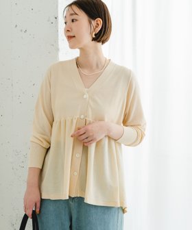 【アーバンリサーチ ロッソ/URBAN RESEARCH ROSSO】のF by ROSSO UVCUTペプラムニットカーディガン 人気、トレンドファッション・服の通販 founy(ファニー) ファッション Fashion レディースファッション WOMEN トップス・カットソー Tops/Tshirt ニット Knit Tops カーディガン Cardigans 2025年 2025 2025春夏・S/S Ss,Spring/Summer,2025 カーディガン Cardigan フロント Front ペプラム Peplum 夏 Summer S/S・春夏 Ss・Spring/Summer |ID:prp329100004534882
