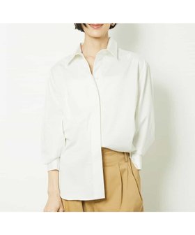 【ミッシェルクラン/MICHEL KLEIN】のリラクシーワイドシルエットシャツ 人気、トレンドファッション・服の通販 founy(ファニー) ファッション Fashion レディースファッション WOMEN トップス・カットソー Tops/Tshirt シャツ/ブラウス Shirts/Blouses カットソー Cut And Sew ストレッチ Stretch トレンド Trend ポケット Pocket ワイド Wide 洗える Washable 羽織 Haori |ID:prp329100004534892