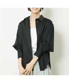 【ミッシェルクラン/MICHEL KLEIN】のリラクシーワイドシルエットシャツ 人気、トレンドファッション・服の通販 founy(ファニー) ファッション Fashion レディースファッション WOMEN トップス・カットソー Tops/Tshirt シャツ/ブラウス Shirts/Blouses カットソー Cut And Sew ストレッチ Stretch トレンド Trend ポケット Pocket ワイド Wide 洗える Washable 羽織 Haori thumbnail ブラック|ID: prp329100004534892 ipo3291000000032048305