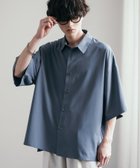【ロッキーモンロー/Rocky Monroe】の接触冷感 とろみビッグシルエット半袖シャツ 人気、トレンドファッション・服の通販 founy(ファニー) ファッション Fashion レディースファッション WOMEN トップス・カットソー Tops/Tshirt シャツ/ブラウス Shirts/Blouses とろみ Thickness ビッグ Big 半袖 Short Sleeve 夏 Summer thumbnail ブルー|ID: prp329100004534903 ipo3291000000032048351