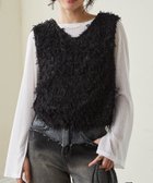 【ラナン/Ranan】のRANAN/前後2WAYフリンジショートベスト 人気、トレンドファッション・服の通販 founy(ファニー) ファッション Fashion レディースファッション WOMEN アウター Coat Outerwear トップス・カットソー Tops/Tshirt ベスト/ジレ Gilets/Vests インナー Inner キャミ Cami コンパクト Compact タンク Tank トレンド Trend バランス Balance ベスト Vest ポケット Pocket リボン Ribbon 夏 Summer thumbnail ブラック|ID: prp329100004534908 ipo3291000000032048381