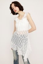 【スライ/SLY】のHEM DESIGN LACE FRILL L/トップス WHT|ID: prp329100004534912 ipo3291000000032048398