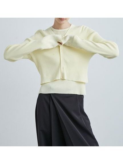 【ミースロエ/MIESROHE】のオーガニックRIBニットCD インテリア・キッズ・メンズ・レディースファッション・服の通販 founy(ファニー) 　ファッション　Fashion　レディースファッション　Fashion for Women　トップス・カットソー　Cut & Sew Tops　ニット　Knit Tops & Sweaters　3月号　March Issue　オーガニック　Organic Cotton　コンパクト　Compact, Small Size　シンプル　Simple, Minimal　ベーシック　Basic, Essential　今季　This Season, Current Season　雑誌　Magazine, Fashion Magazine　YEL[032]|ID: prp329100004534914 ipo3291000000032714677