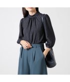 【ニューヨーカー/NEWYORKER】のミニドットプリント ハイネック7分袖ブラウス 人気、トレンドファッション・服の通販 founy(ファニー) ファッション Fashion レディースファッション WOMEN トップス・カットソー Tops/Tshirt シャツ/ブラウス Shirts/Blouses ギャザー Gather クラシカル Classical チェック Check ドット Dot ハイネック High Neck フレア Flare プリント Print プリーツ Pleats マフラー Scarf ロマンティック Romantic A/W・秋冬 Aw・Autumn/Winter・Fw・Fall-Winter エレガント 上品 Elegant thumbnail ネイビー|ID: prp329100004534922 ipo3291000000032048438