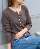【コロニートゥーワンスリーナイン/COLONY 2139】の【着用動画あり】シアーリブカーディガン 人気、トレンドファッション・服の通販 founy(ファニー) ファッション Fashion レディースファッション WOMEN トップス・カットソー Tops/Tshirt カーディガン Cardigans カーディガン Cardigan シアー Sheer シンプル Simple トレンド Trend thumbnail ブラウン|ID: prp329100004534923 ipo3291000000032048443