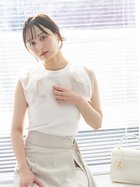 【スナイデル/SNIDEL】のリボンスリーブカットソー WHT[001]|ID: prp329100004534930 ipo3291000000032048473