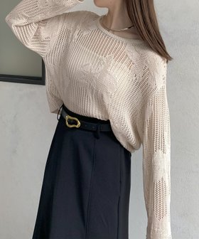 【ゼヴォン/Thevon】のジャガードメッシュニット 人気、トレンドファッション・服の通販 founy(ファニー) ファッション Fashion レディースファッション WOMEN トップス・カットソー Tops/Tshirt ニット Knit Tops インナー Inner 春 Spring キャミソール Camisole ベーシック Basic マーメイド Mermaid メッシュ Mesh ルーズ Loose S/S・春夏 Ss・Spring/Summer 夏 Summer 2025年 2025 2025春夏・S/S Ss,Spring/Summer,2025 |ID:prp329100004534931