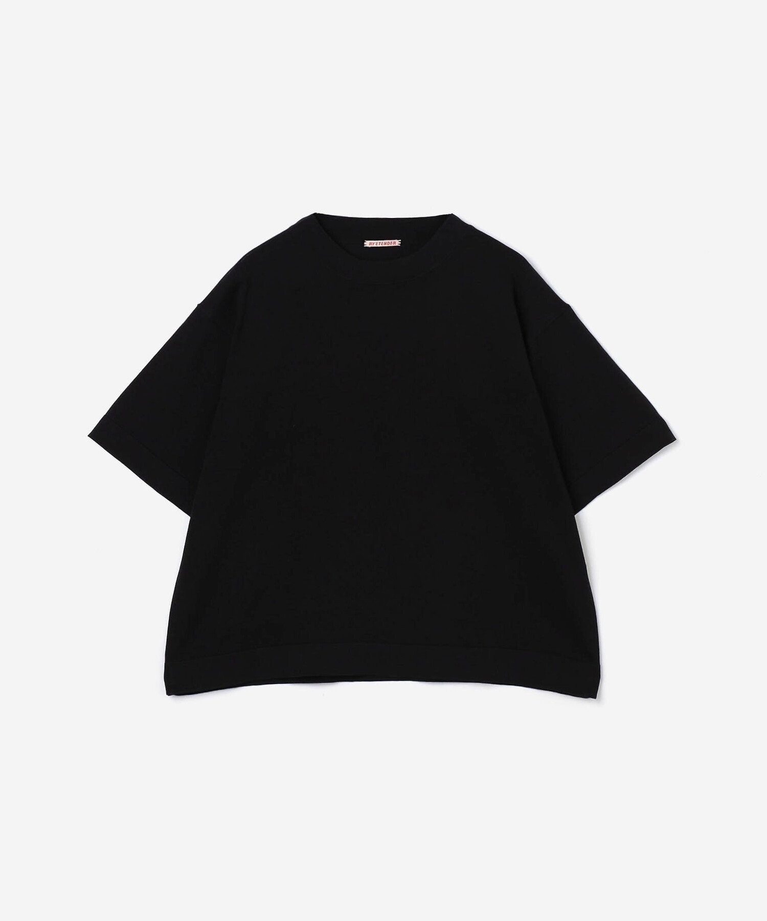 【ビショップ/Bshop】の別注 半袖クルーネックニット WOMEN インテリア・キッズ・メンズ・レディースファッション・服の通販 founy(ファニー) 　ファッション　Fashion　レディースファッション　WOMEN　トップス・カットソー　Tops/Tshirt　ニット　Knit Tops　ショルダー　Shoulder　シンプル　Simple　ドロップ　Drop　別注　Special Order　半袖　Short Sleeve　BLACK|ID: prp329100004534935 ipo3291000000032048496