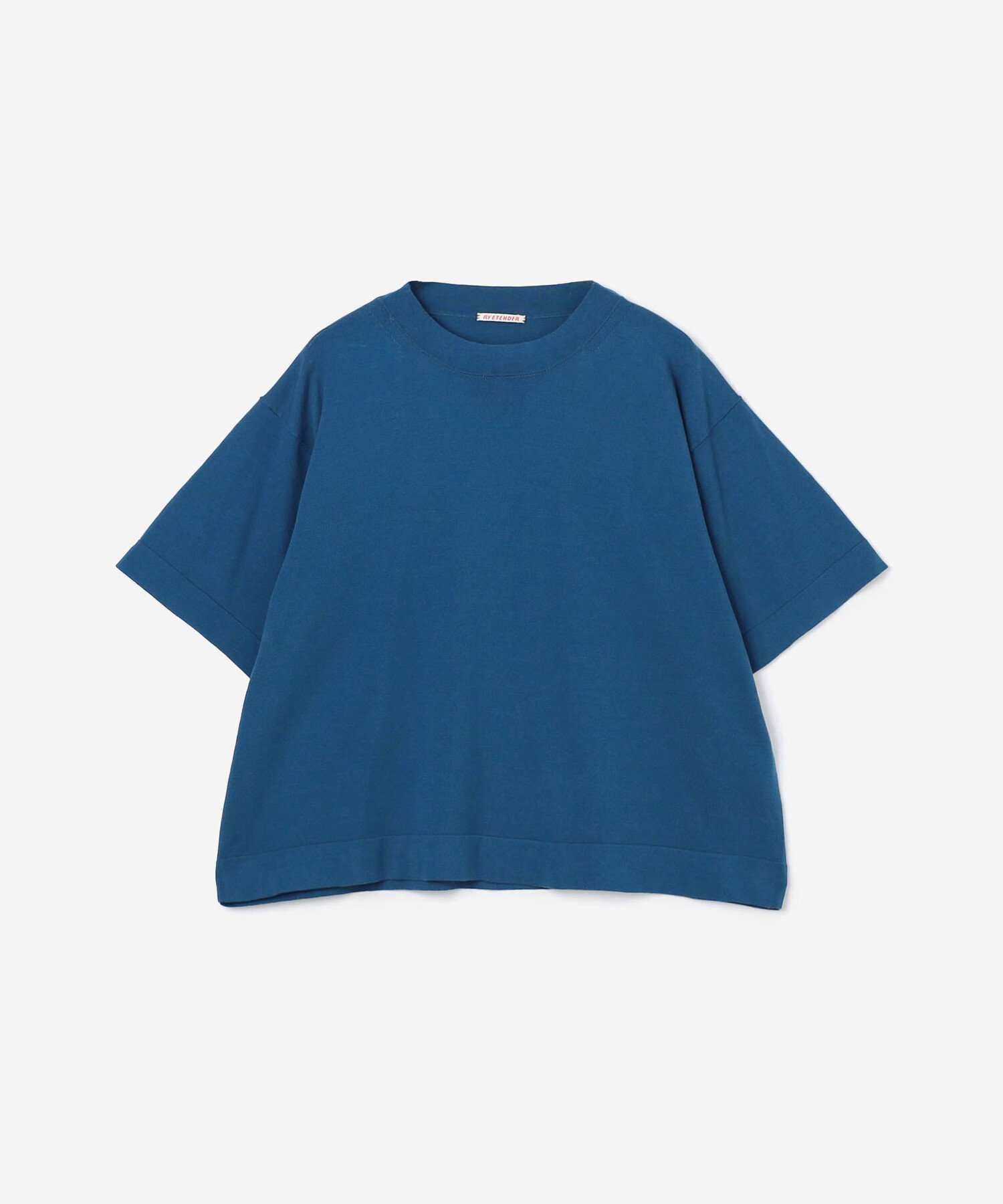 【ビショップ/Bshop】の別注 半袖クルーネックニット WOMEN インテリア・キッズ・メンズ・レディースファッション・服の通販 founy(ファニー) 　ファッション　Fashion　レディースファッション　WOMEN　トップス・カットソー　Tops/Tshirt　ニット　Knit Tops　ショルダー　Shoulder　シンプル　Simple　ドロップ　Drop　別注　Special Order　半袖　Short Sleeve　BLUE|ID: prp329100004534935 ipo3291000000032048498