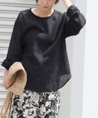【ジャーナルスタンダード レリューム/JOURNAL STANDARD relume】のラミーコットンメッシュ2WAYプルオーバー ブラック|ID: prp329100004534941 ipo3291000000032048521
