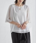 【ラナン/Ranan】のRanan/ひんやり!フレアー袖シフォンブラウス 人気、トレンドファッション・服の通販 founy(ファニー) ファッション Fashion レディースファッション WOMEN トップス・カットソー Tops/Tshirt シャツ/ブラウス Shirts/Blouses エアリー Airy シフォン Chiffon ドット Dot ポケット Pocket 夏 Summer エレガント 上品 Elegant thumbnail オフホワイト|ID: prp329100004534947 ipo3291000000032048552