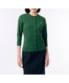【ラコステ/LACOSTE】のUVカット 吸水速乾 ウォッシャブル COOLMAX クールマックス 7部袖 ニットカーディガン クリアグリーン|ID: prp329100004534965 ipo3291000000032048629